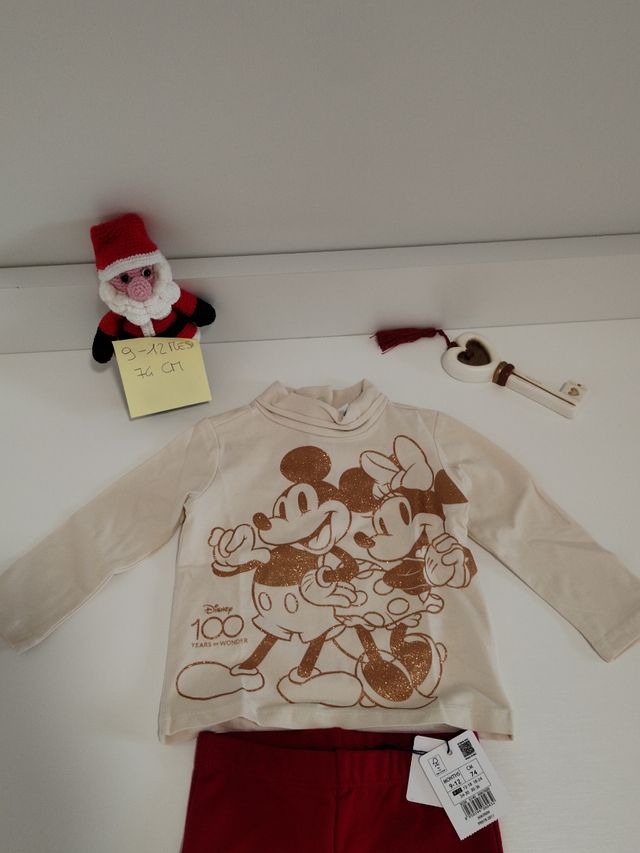 Completo natalizio nuovo 9-12 mesi.