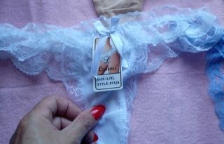 Lote dos tangas de encaje L/XL