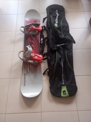 Tablas de snow 158cm + fijacion + bolsa 