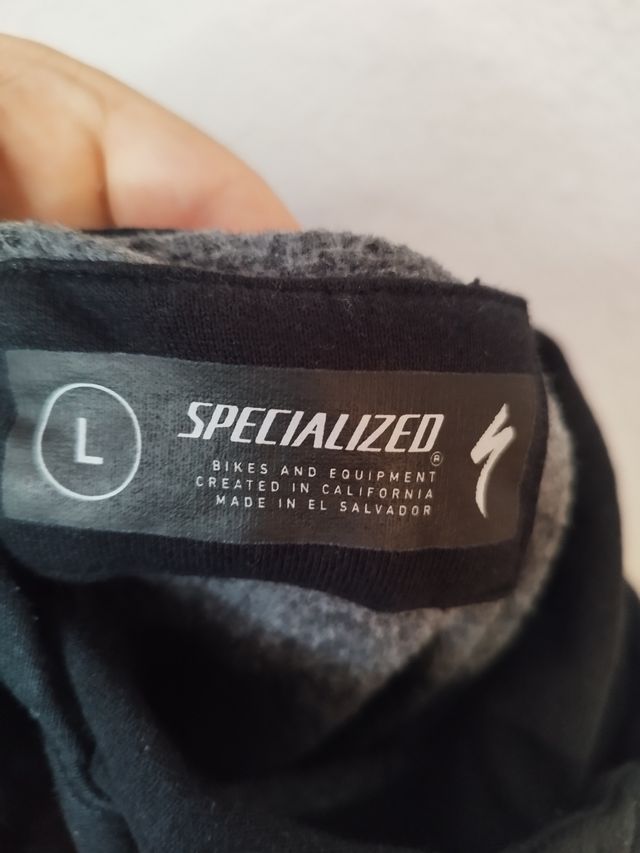 Sudadera specialized manga cortaciclismo