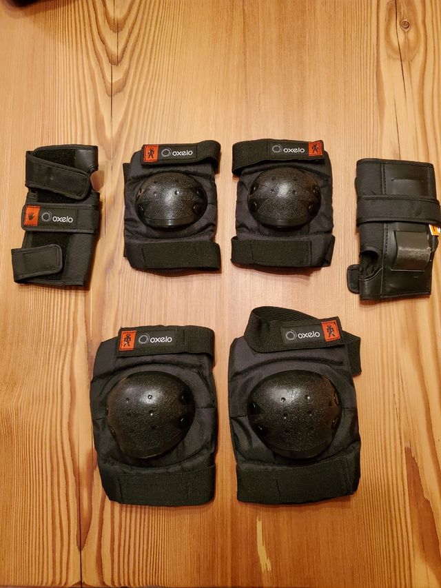 Protezioni roller skate monopattino set