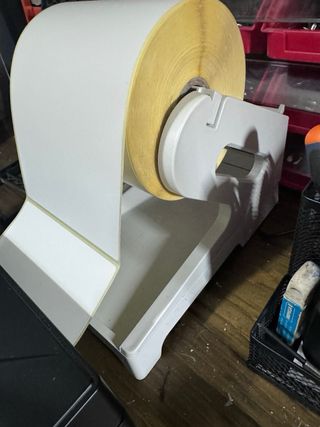 Soporte para rollo de impresora termica etiquetas