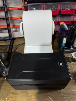 Soporte para rollo de impresora termica etiquetas
