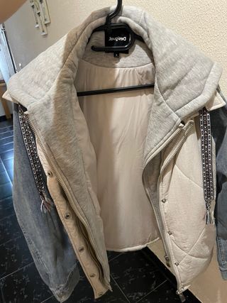 Chaqueta desigual hibrida 