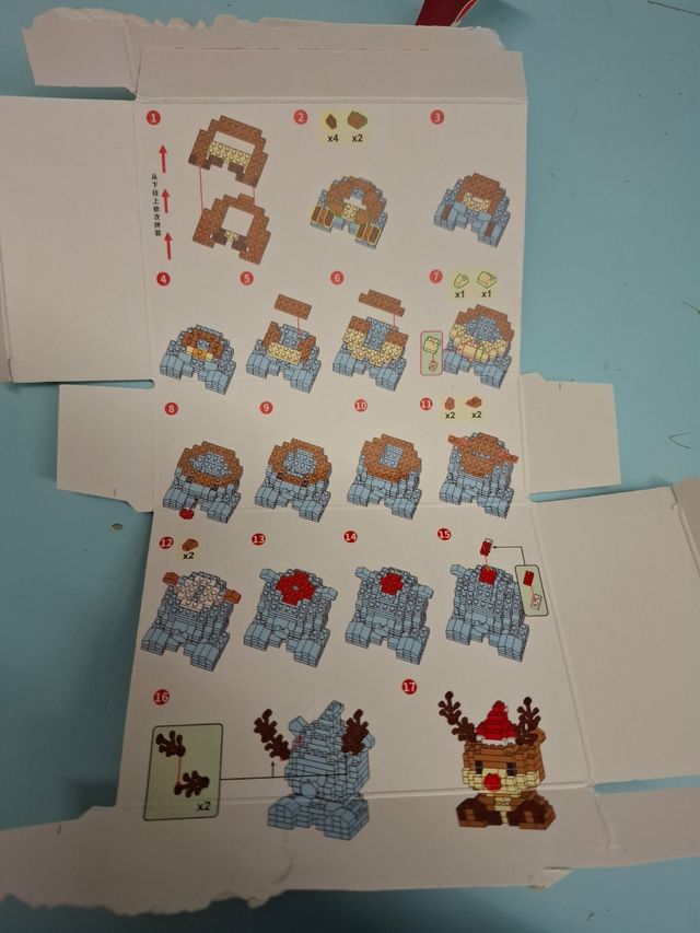 Figuras mini Lego de Navidad