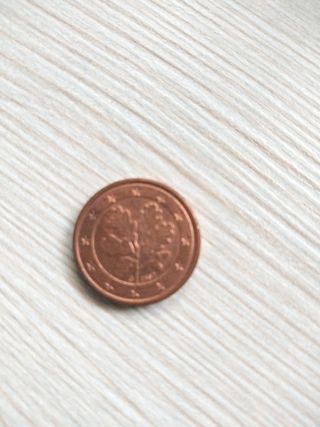 Moneda 1 céntimo 2002