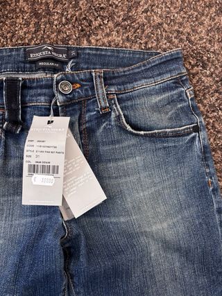 Jeans Denim Etiqueta Negra Regular Fit Tag. 31