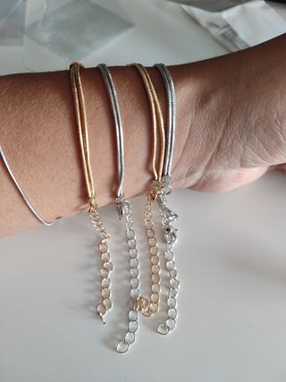 Pulseras infinito parejas