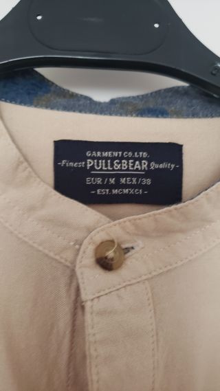 Camisa hombre cuello mao