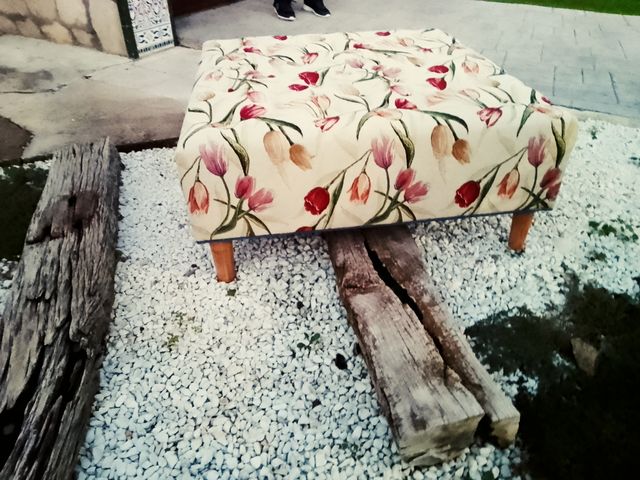 Precioso puff  1m x 1m