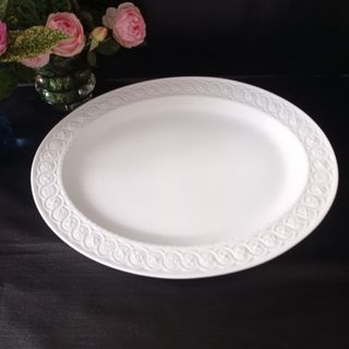 Bandeja grande de loza francesa