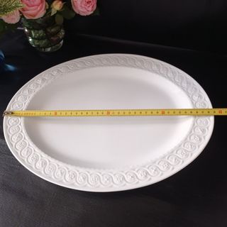 Bandeja grande de loza francesa