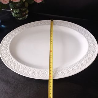 Bandeja grande de loza francesa