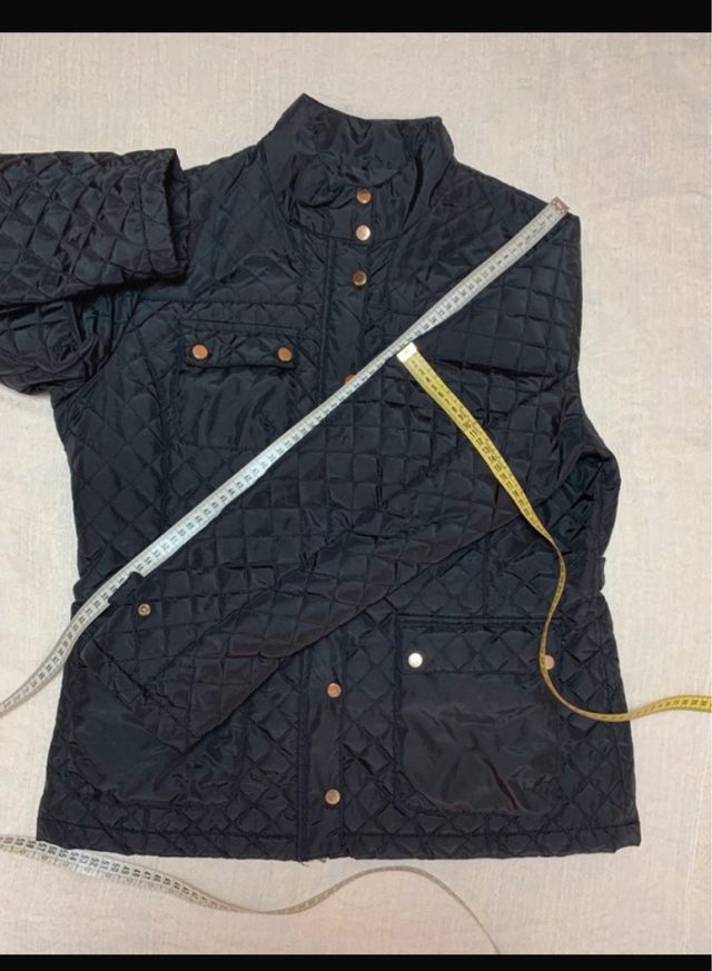 Chaqueton negro acolchado