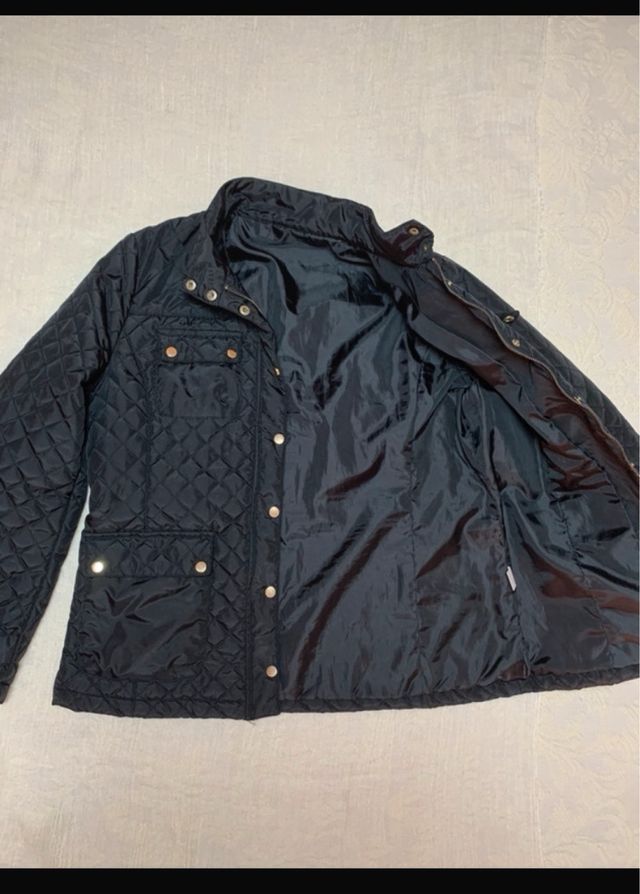 Chaqueton negro acolchado