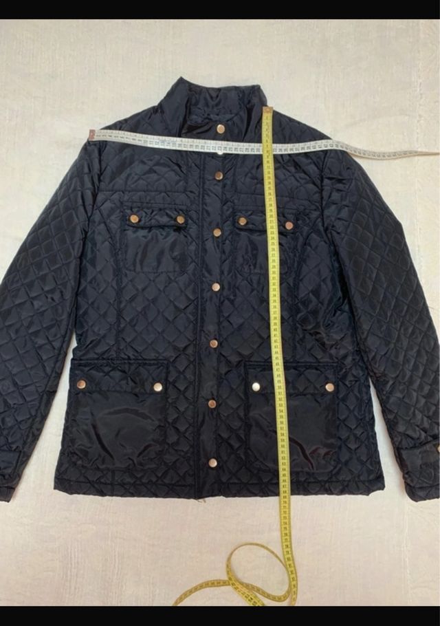 Chaqueton negro acolchado