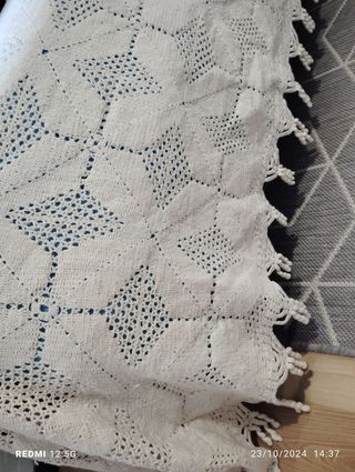 Colchas  tejidas a mano 30 cada una