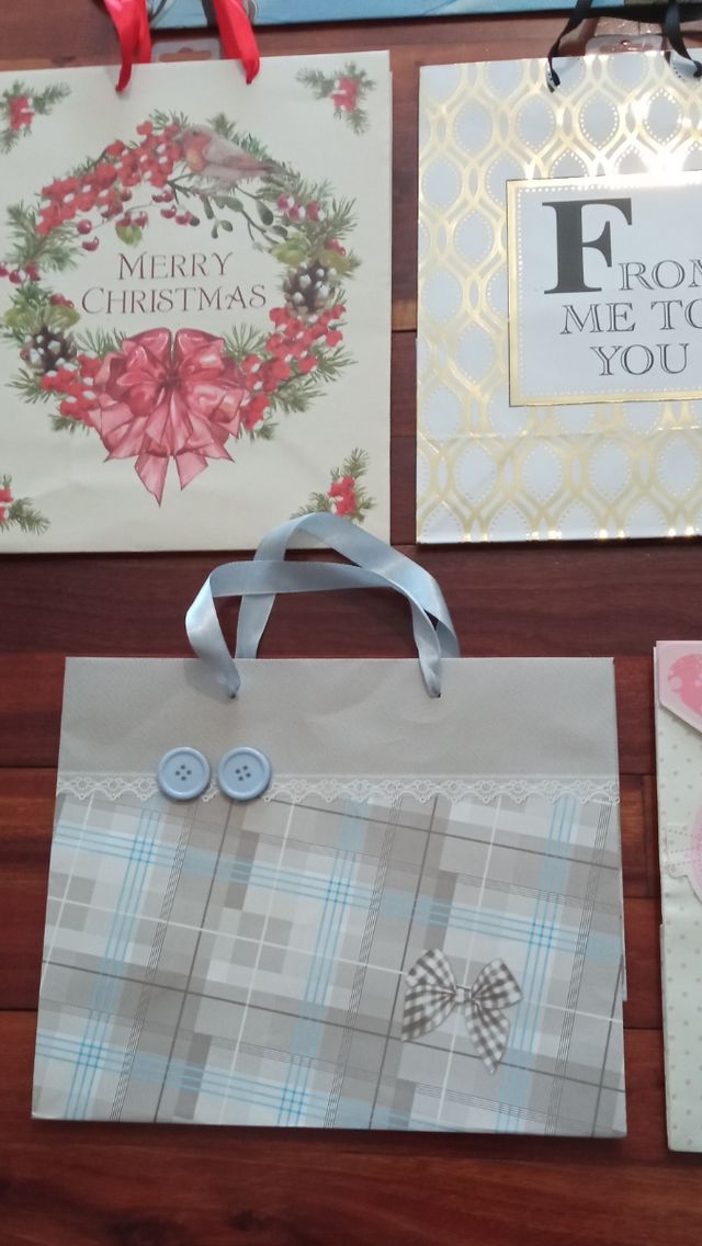 Lote bolsas papel para regalos