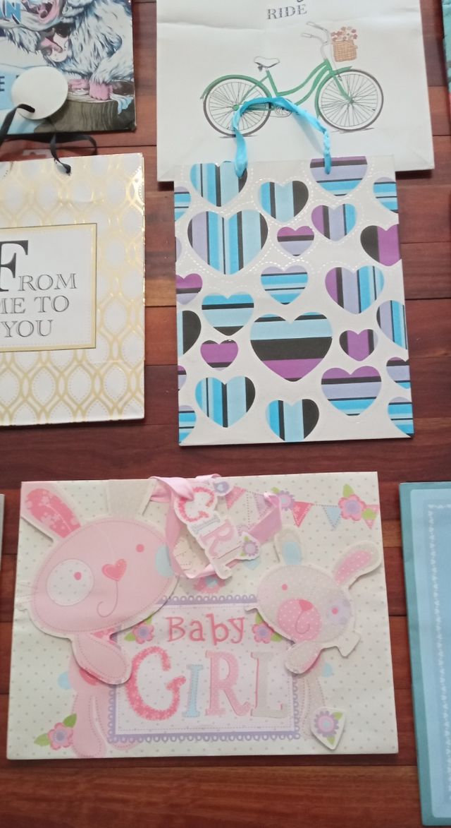 Lote bolsas papel para regalos