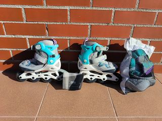 Patines Oxelo  29/32 más protecciones XS 