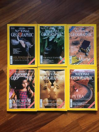 Lote National Geographic año 1998