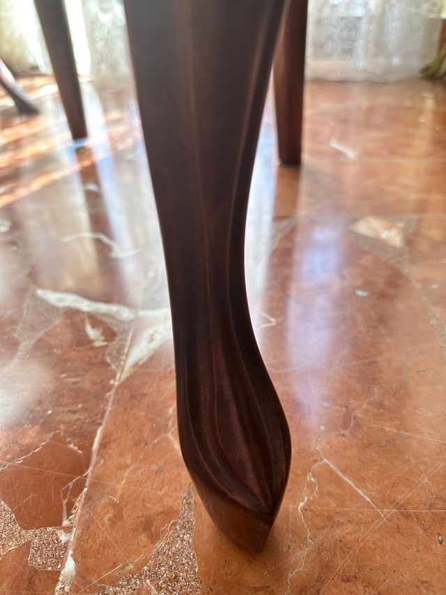 Silla inglesa de caoba estilo Luis XV (sólo 1 un)