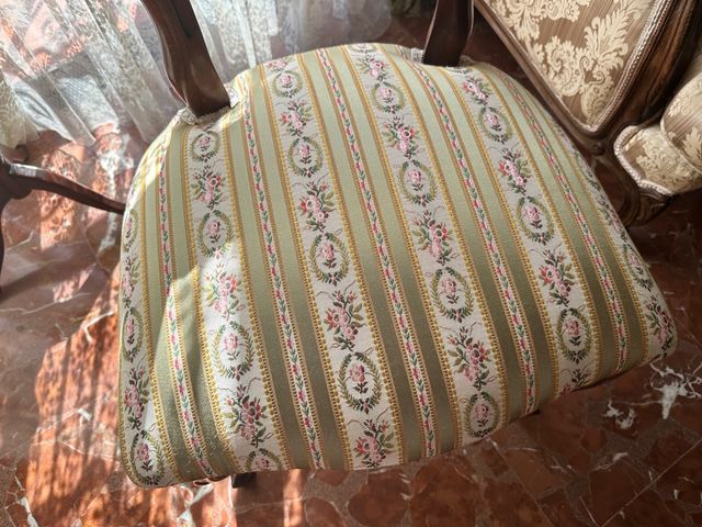 Silla inglesa de caoba estilo Luis XV (sólo 1 un)