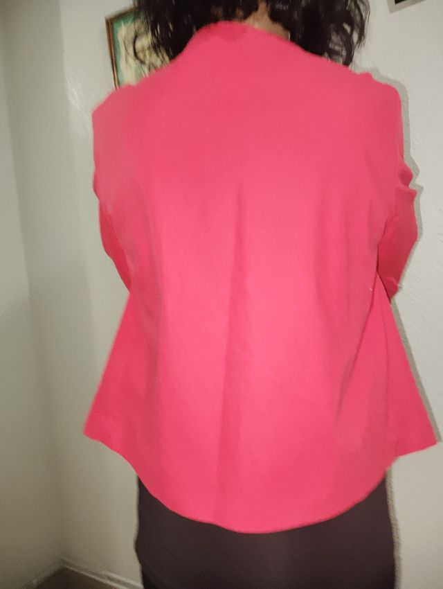 Blazer roja corta talla 38