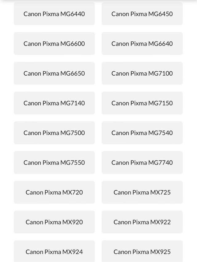 Tintas 550 y 551 compatibles Canon