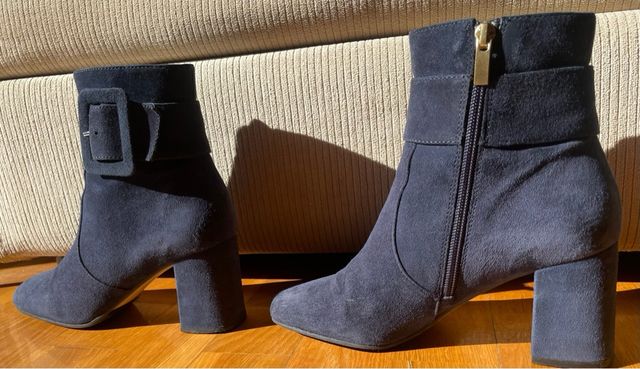 Botines ante azul. Nº37. Bruno Premi