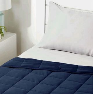 conjunto de mantas pesada azul