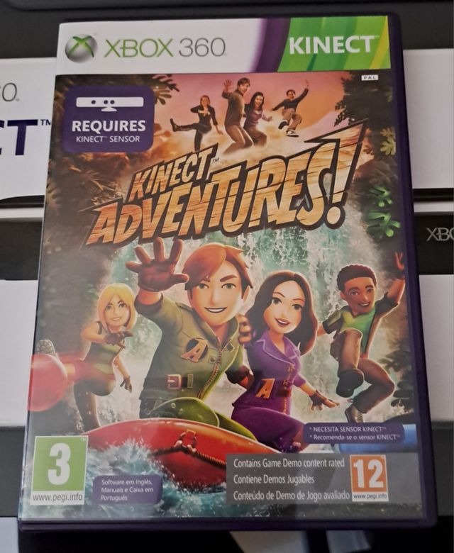 Kinect XBOX360 + juego kinect Adventures