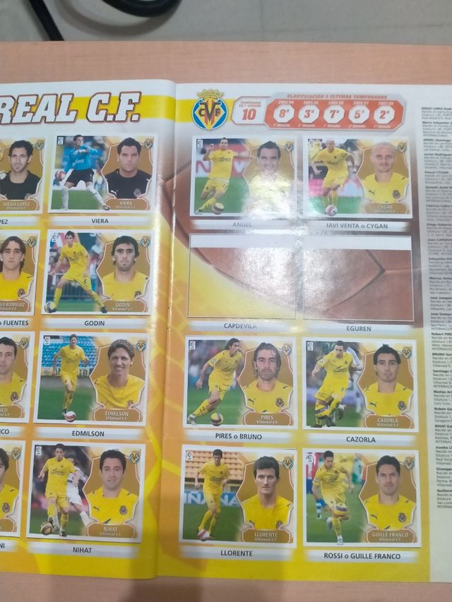 Álbum casi completo 2008/2009 Liga