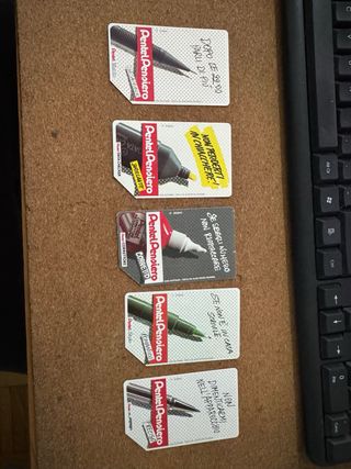 Schede telefoniche Pentel