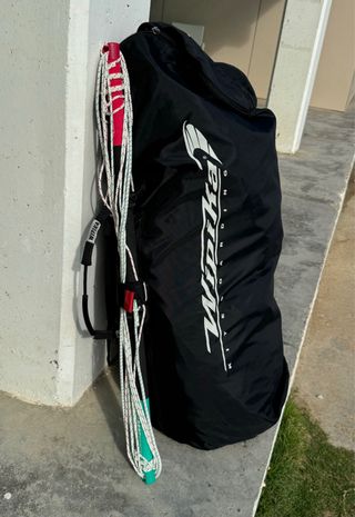 Vela kitesurf Wipika 14,9 con mochila