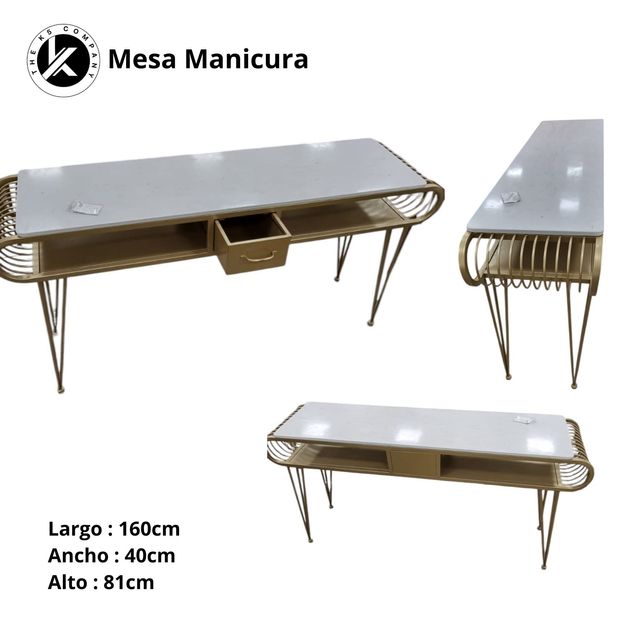 Tavolo per manicure a 2 posti