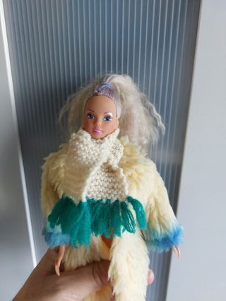 Sciarpa Barbie/Ken fatta a mano 