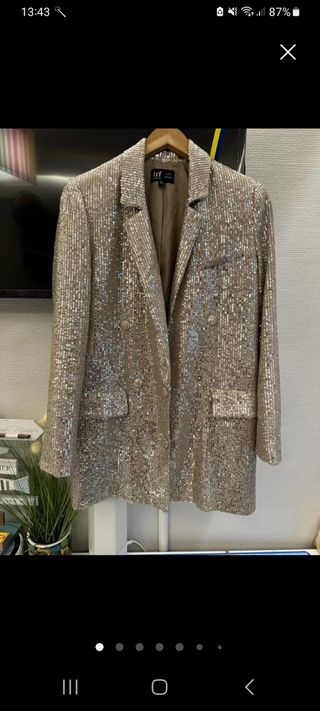 Blazer lentejuelas 
