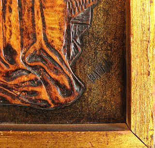 Scultura in legno di Umberto Bartoli - Madonna