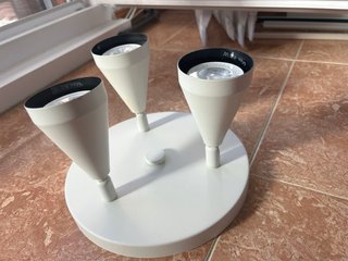 Foco de techo con tres focos