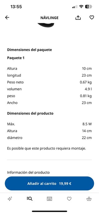 Foco de techo con tres focos