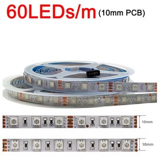 4x Tira LED RGB 5m 24V 60 LED/m SMD 5050