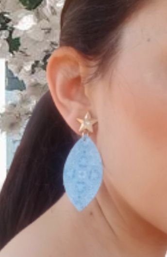 Pendientes artesanales, sin estrenar