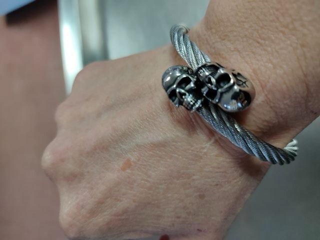 Cráneo Calavera Brazalete de Hombre & Mujer