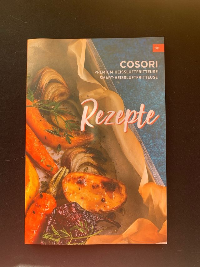 Libro de recetas Cosori Air Fryer francés y alemán