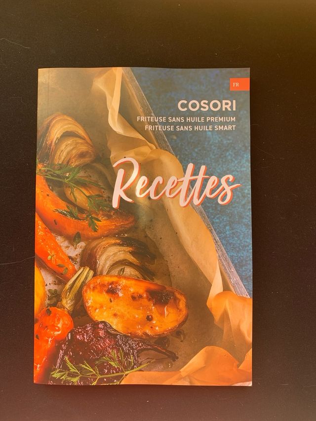 Libro de recetas Cosori Air Fryer francés y alemán