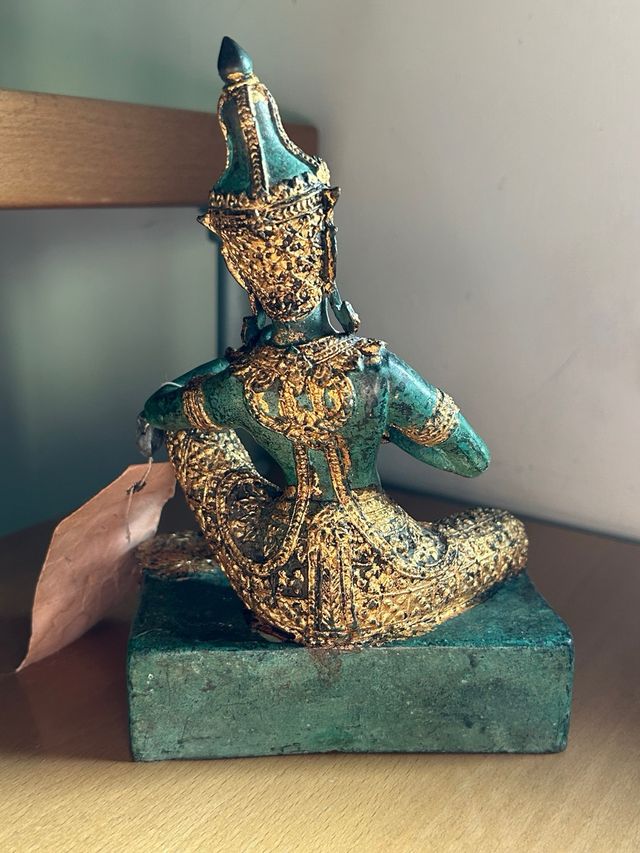 Statua thailandese bronzo dorato - Buddha