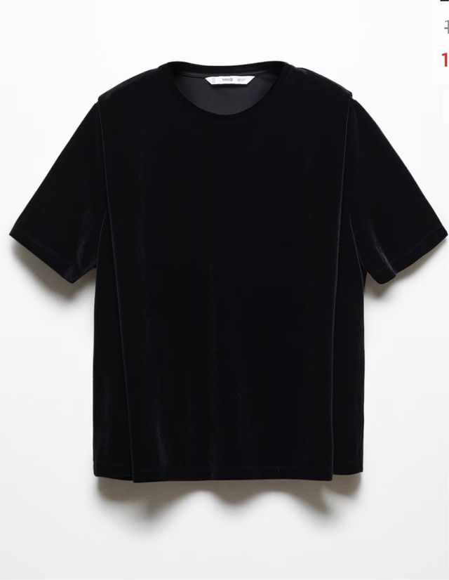 camiseta terciopelo