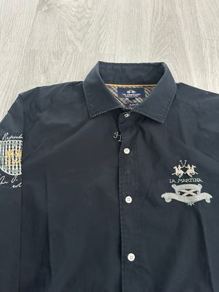 Camisa La Martina negra talla M