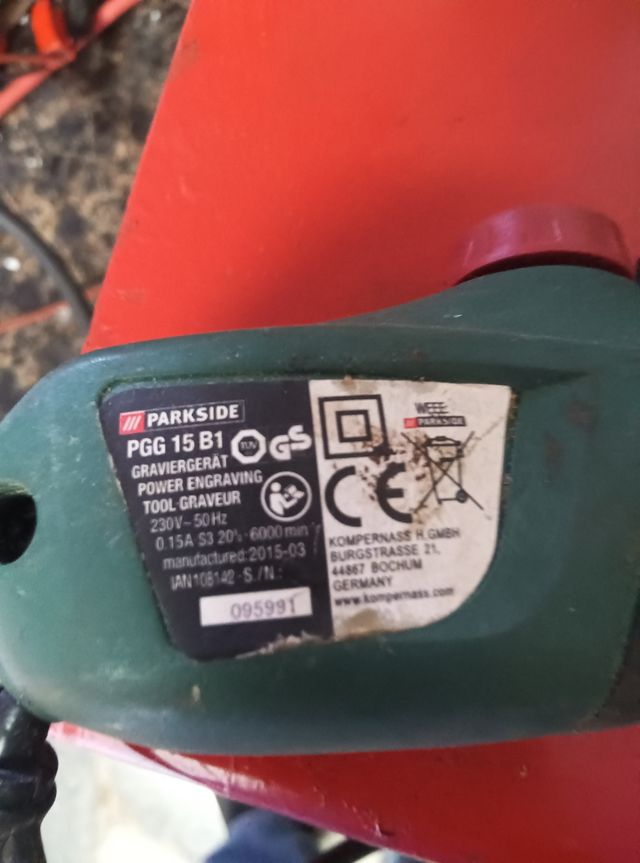 Maquina de grabar parkeside